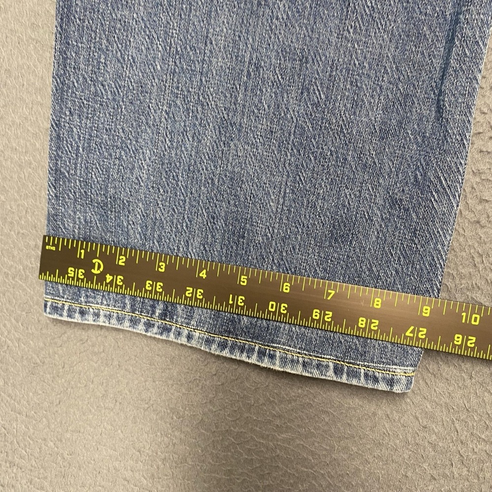 Agave Waterman Jeans Mens 38x28 Blue Relaxed Straight Denim Medium Wash Pants - Picture 10 of 14